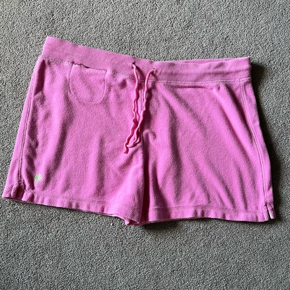 LILLY PULITZER TERRY CLOTH SHORTS - Picture 1 of 4
